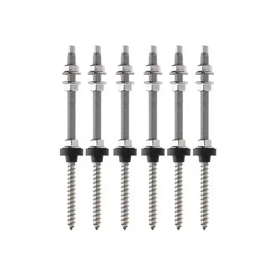 Factory Direct Sales Carbon Steel 410 Hexagon Head Building Roof Tek Screw Self-Drill Screws with Bonded EPDM Rubber Gaskets